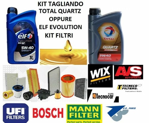 Kit tagliando olio 5w40 - tagliando,