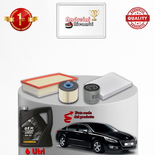 Kit tagliando filtri 6 - tagliando, +